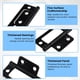 thumbnail image 4 of Bisagras para puerta SDTC Tech sin mortaja, tipo libro, 4 piezas, negras, 4 of 7