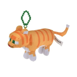 Peluche Minecraft Gato Atigrado Con Clip Portátil