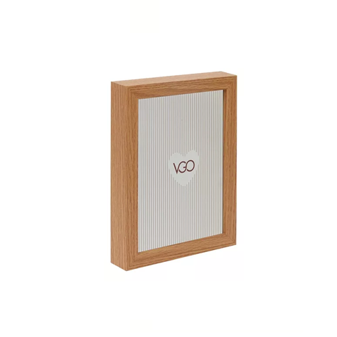 Genérico - Marco Madera Tipo Box 13X18Cm Beige