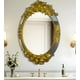 thumbnail image 2 of Espejo Ovalado Pared Grande Colgar Decorativo Dorado Jhn, 2 of 3