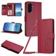thumbnail image 1 of Funda Cartera Trébol para Samsung Galaxy A36 5G con Ranuras Tarjetas y Carga Inalámbrica Rojo, 1 of 6