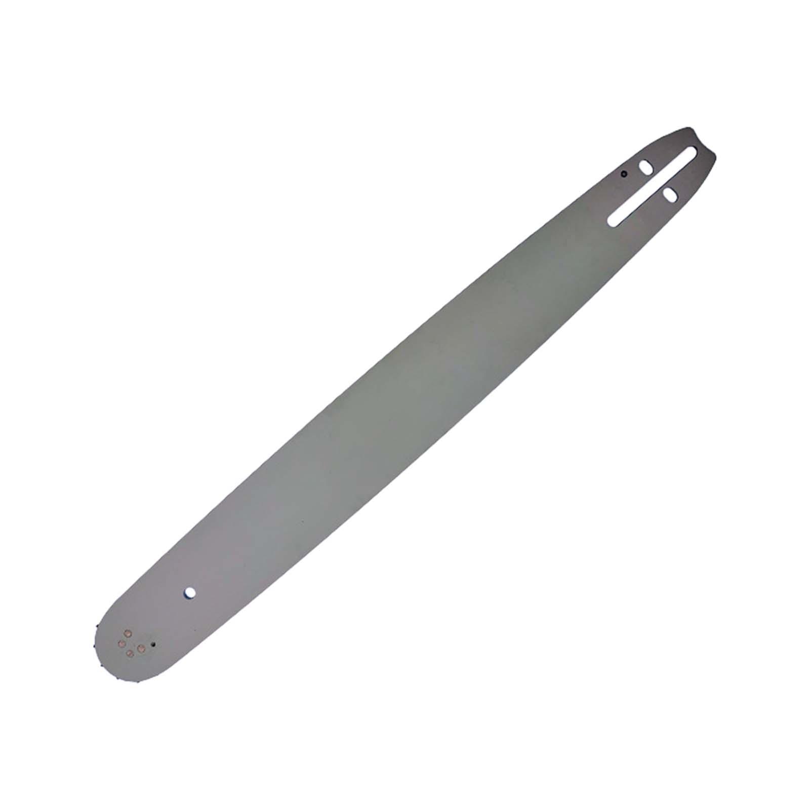 Ioensy - Barra Guía De Motosierra Plateada, Universal, De Metal, Accesorio Para Motosierra De Aceite De 20 Pulgadas