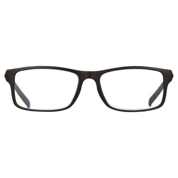 Lentes de Lectura Ironman Rectangulares Negros 1.50 Antirayado