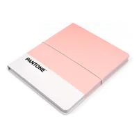 Pantone Libreta Grande Con Elástico Horizontal Rosa