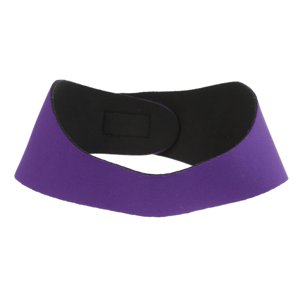 Magideal - Diadema De Natación, Protector De Agua Elástico Ajustable Para Natación, Diadema De Verano Para Mujeres Y Hombres, Diadema De Neopreno Para Adultos , Violeta 58Cm