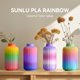 thumbnail image 4 of Filamento para impresora 3D SUNLU Rainbow PLA, 1,75 mm, 250 g x 4, 4 of 7
