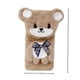 thumbnail image 2 of Cute Fluffy Dudu Bear Folding Screen Stand Case For Samsung Galaxy Z Flip4, Flip3 5G For Fall And Winter, 2 of 2