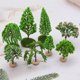 thumbnail image 2 of suxuMhao Árboles Artificiales, 10 Piezas 4.5 X 1.3in Árboles Falsos Árboles Falsos, Escena de Árbol Modelo de Mesa de Arena Decoración de Árbol Modelo Árboles Árbol Simulado, Decoración de Plástico, 2 of 5