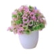 thumbnail image 3 of Plantas Artificiales De Simulación De Obras De Arte De Bonsái Para Balcón, Mesa, Sala De Estar, Color Rosa, 3 of 3