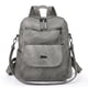 thumbnail image 1 of Large Women Backpack Purse Anti-theft Fashion Casual Lightweight Ladies Travel PU Washed Leather Ladies Rucksack Shoulder Bag, 1 of 3