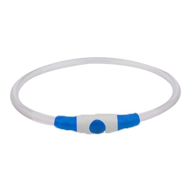 Collar luminoso para perro, 1 unidad, impermeable, mini, recargable por USB, de TPU, con brillo, de seguridad, básico