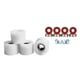thumbnail image 2 of 4 Piezas Patines De Ruedas Patineta Sure Grip Rollerskate Ruedas Blanco, 2 of 5