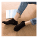 thumbnail image 4 of Pack 4 Pares Calcetines Largos Negros Lisos, 4 of 5