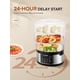 thumbnail image 4 of Vaporizador de alimentos FOHERE de 13,7 cuartos de galón con cestas de 3 niveles sin BPA de 800 W, 4 of 9