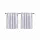 thumbnail image 5 of suxuMhao Cortinas - 2 Piezas Cortinas Cortas (40x60cm), Cortinas Blackout Premium y Cortinas de Cocina Prácticas, Cortinas Bloqueadoras de Luz para Decoración de Ventana Del Hogar, Gris Claro, 5 of 5