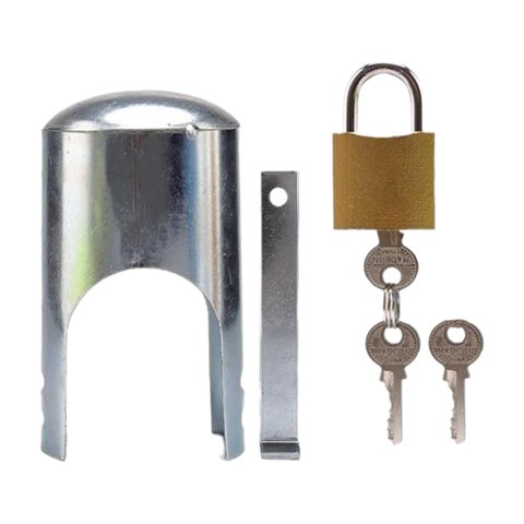 Ioensy - Cerradura Para Grifo Exterior Con 3 Llaves, Antirrobo, Para Porche, Césped Y Hogar