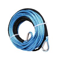 Ioensy - Cuerda Sintética Para Cabrestante De 15 Mx6 Mm, Resistente, Para Rescate Todoterreno, Color Azul