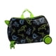 thumbnail image 5 of Maleta De Viaje Con Ruedas Para Niños, Resistente, Rígida, Con Ruedas, Color Negro, Diseño De Dinosaurio, 5 of 5