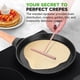 thumbnail image 2 of Sartén Crepe NutriChef 24 cm antiadherente negro con acabado de mármol, 2 of 7