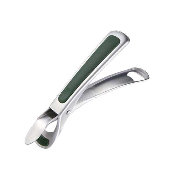 Pinza de agarre de acero inoxidable anti-escaldaduras, mango resistente, pinza para freidoras de aire, pinza para sartenes, placa calefactora de cocina de primera calidad, pinza para recuperar cuencos