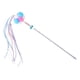 thumbnail image 5 of Funny Cat Teaser Wand Long Rod Cat Juguete Interactivo Con Bolas De Felpa Y Campana Azul Rosa, 5 of 5