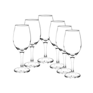 Display 6 Copas Transparente De Vino Tinto Rioja 386Ml Cristar