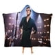 thumbnail image 1 of Harry Styles Manta Capa con Capucha Anti-Bolitas, Manta de Lana Ártica Suave, Manta Portátil de Felpa Ligera y Lujosa, Poncho para Siesta en Casa y Oficina, 100*130cm, 1 of 6