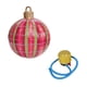 thumbnail image 1 of Bola Inflable De Navidad, Accesorios De 20 Pulgadas, Bola De Navidad Para Exterior, Festival, Jardín, Rejilla Roja, 1 of 5