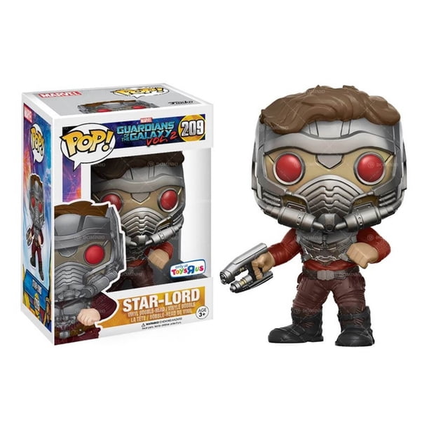 Figura de vinilo Funko POP! Películas Marvel Guardianes de la Galaxia 2: Star Lord, 9,5 cm