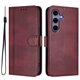 thumbnail image 1 of Funda Cartera para samsung galaxy S24/S25 Protección 360° con Ranuras para Tarjetas y Soporte Rojo, 1 of 6