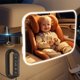 thumbnail image 1 of Baby Car Mirror for Rear-Facing Car Seat with Light, USB Powered, 1 of 3