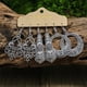 thumbnail image 5 of Gorgeous 3-Piece Earrings Set for Women - Retro Style, Antique Silver, Geometric Leaf Pendant, U-shaped Ear Hooks - Simple & Versatile!, 5 of 5