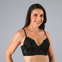 Sosten Bustier Glam Gold Flores Mujer 25473-2