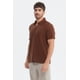 thumbnail image 2 of Polera Hombre Slim Cuello Polo Café, 2 of 4