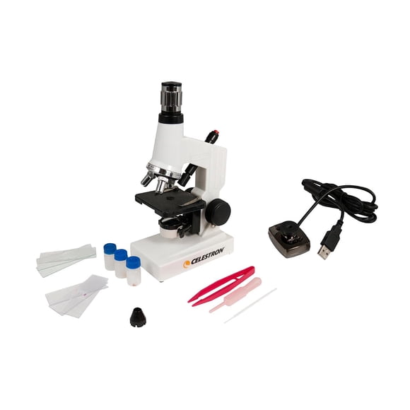 Kit de microscopio digital Celestron 44320 MDK, blanco