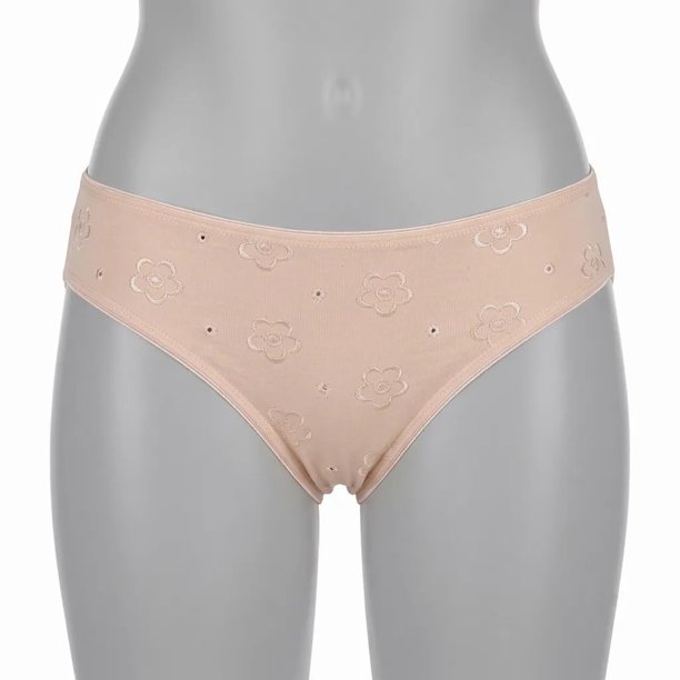Bikini Mujer Lady Genny C-609 Algodón Spandex Bordado