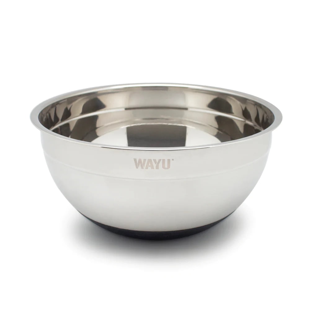 Disparo - Bowl Ensaladera Acero Inoxidable Wayu 26 Cm Base Silicona