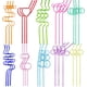 thumbnail image 1 of Pajitas reutilizables de plástico para beber, divertidas y divertidas, flexibles y variadas, 30 unidades, para niños, adultos, premios escolares, cestas de Pascua, suministros para fiestas de cumpleañ, 1 of 7