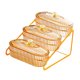 thumbnail image 4 of Cajas De Frutos Secos, Bandeja De 3 Niveles Para Servir Verduras, Ideal Para Hoteles, Hogares Y Vacaciones. Tazón ámbar., 4 of 5