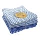 thumbnail image 5 of Juego de toallas de cocina DII de algodón ultra absorbente, 5 piezas, azul, 5 of 5