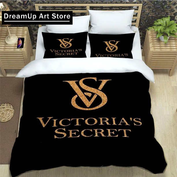3D V-Victorias Luxury S-SecretS VS Pink Printe Bedding Set Boys Girls Twin Queen King Size Duvet Cover Pillowcase Bed boys Adult
