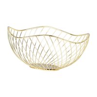 Magideal - Contenedor De De Almacenamiento , Organizador Multiusos, De Verduras De Alambre Para Encimera, , Mesa De Comedor , Oro