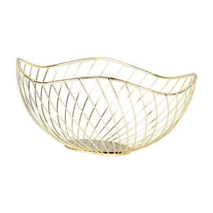 Magideal - Contenedor De De Almacenamiento , Organizador Multiusos, De Verduras De Alambre Para Encimera, , Mesa De Comedor , Oro