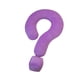 thumbnail image 2 of Almohada Suave Y Ligera Con Signo De Interrogación Para Oficina, Dormitorio De Niñas, Color Morado, 2 of 3