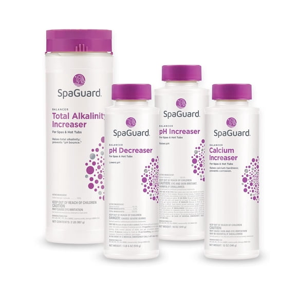 Kit SpaGuard para Balancear pH, Alcalinidad y Calcio