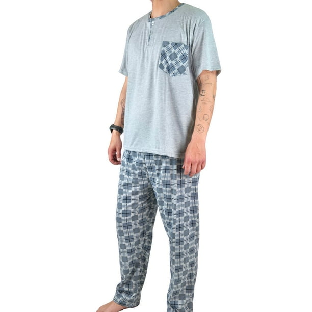 Pijama Hombre Verano Polera Manga Corta 540