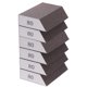 thumbnail image 1 of Uxcell 6pcs Bloques de Esponja de Lijado 80# (180-220 Grit) Esponja de Lijado con Borde Angulado 4"x2.8"x1", Bloque de Lijado de Espuma Lavable y Reutilizable para Pulir Cocina Metal Madera Yeso Hogar, 1 of 7