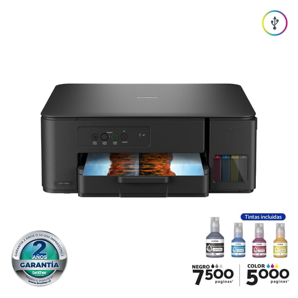 Impresora Multifuncional Inyección de tinta DCP-T230 Negro