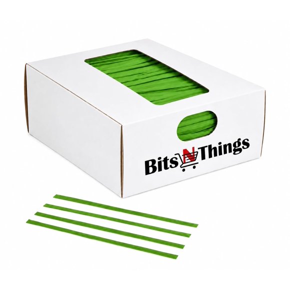 Bridas Bits N Things 10 cm Verde 2000 unidades
