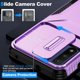 thumbnail image 2 of Funda Resistente para Motorola Moto G Power 2022 con Tapa Deslizante y Protección Militar Morado, 2 of 6